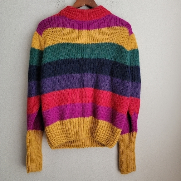 Farm Rio Striped Sweater size M NWT - Picture 2 of 7